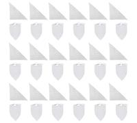 LAIOUSN Pañuelo para perro lavable a máquina, listo para transferencia de calor, ajuste cómodo, fácil mantenimiento para mascotas activas, antideslizante, triángulos, bufanda para perro