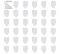 LAIOUSN Pañuelo para perro lavable a máquina, listo para transferencia de calor, ajuste cómodo, fácil mantenimiento para mascotas activas, antideslizante, triángulos, bufanda para perro