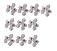 LAIOUSN Paquete de 10 válvulas de retención unidireccionales para tanques de peces, bombas de aire, tubos de 3/16 pulgadas, flujos de aire antirretorno, accesorios de acuario, comprobación de tubos de