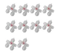 LAIOUSN Paquete de 10 válvulas de retención unidireccionales para tanques de peces, bombas de aire, tubos de 3/16 pulgadas, flujos de aire antirretorno, accesorios de acuario, comprobación de tubos de