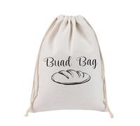 LAIOUSN Prácticas bolsas de pan de lino con cordón, bolsas de embalaje sostenibles y transpirables, perfectas para organizar pan, frutas y aperitivos