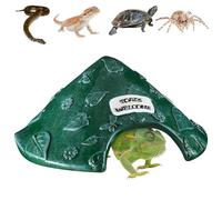 LAIOUSN Residencia decorativa impermeable para tortugas marinas, jardín, herpetón, hábitat, múltiples especies, herpetón, hábitat