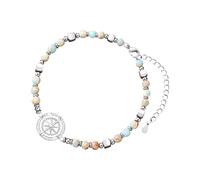 LAIOUSN Sofisticada pulsera con temática guía, acero inoxidable, resina, piedra, acento, jubilación, espíritus atrevidos, jubilación, mujeres, talla única, como se describe