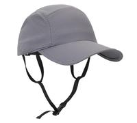 LAIOUSN Sombrero de sol ajustable con correa para ciclismo al aire libre, béisbol, unisex, resistente al viento, nailon, deportes al aire libre, sol con ajuste seguro, gris oscuro, Talla única