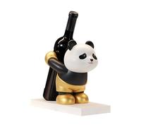 LAIOUSN Soporte para botellas de vino Panda que añade un toque artístico a la decoración de la sala de estar y la oficina, exhibición de vino para mujeres