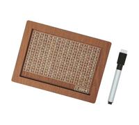 LAIOUSN Tarro de ahorro tradicional con números de la UE integrados para aprendizaje de finanzas familiares, hucha de madera con contador