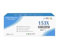 LAIPENG Compatible 153X W1530X (153A W1530A) Kit de Recarga de Tóner 5000 Páginas para 1602 2602 2603 2605 1504w 1604w 2504dw 2604sdw 1504 2504 2606 2606dw MFP 1604 2604 Impresoras