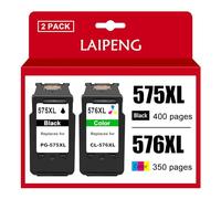LAIPENG PG-575XL CL-576XL Multipack Remanufacturado con Canon 575XL 576XL Cartucho de Tinta para PIXMA TS3551i TS3550i TR4751i TR4750i