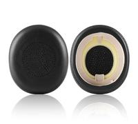 Laipuke Almohadilla Auriculares Compatible con Jabra Evolve2 65 Evolve2 40 Elite 45h Almohadillas Cascos de Repuesto en Espuma & Cuero Proteico, 1 Par, Negro
