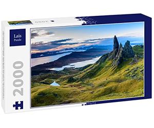Lais Puzzle Amanecer en el Lugar más Popular de la Isla de Skye - The Old Man of Storr, Escocia 2000 Piezas