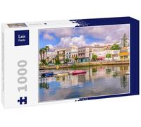 Lais Puzzle Arquitectura Tradicional Blanca de la comarca a lo Largo de la ribera en Ayamonte, Provincia de Huelva, Andalucía, España 1000 Piezas