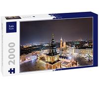 Lais Puzzle Casco Antiguo de Cracovia y Plaza Mayor de Noche 2000 Piezas
