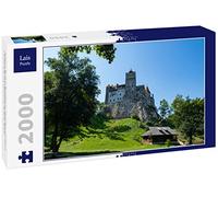 Lais Puzzle Castillo de BRAN en Rumania, Casa de Vlad Dracula, Paisaje con Torre Medieval 2000 Piezas