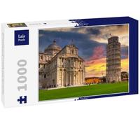 Lais Puzzle Catedral y Torre Inclinada de Pisa al Atardecer, el Mayor Monumento de Italia 1000 Piezas