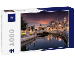 Lais Puzzle El Prato Della Valle con Vista de la Basílica de Santa Giustina al Atardecer en Padua, Italia 1000 Piezas