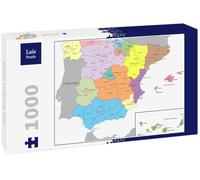 Lais Puzzle España, administración, Mapa 1000 Piezas