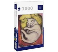 Lais Puzzle Franz Marc - Gato sobre cojín Amarillo 1000 Piezas
