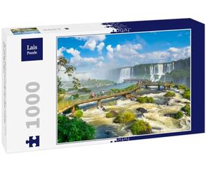 Lais Puzzle Hermosa Vista de Las cataratas de Iguazú, una de Las Siete Maravillas Naturales del Mundo - Foz do Iguaçu, Brasil 1000 Piezas