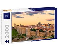 Lais Puzzle Las murallas de la Ciudad Medieval de Ávila al Atardecer, España 2000 Piezas