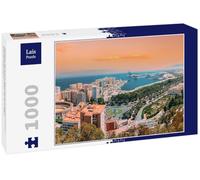 Lais Puzzle Málaga, España. Panorama Paisaje Urbano Vista elevada de Malaga en Tardes soleadas de Verano 1000 Piezas