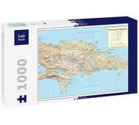 Lais Puzzle Mapa Físico República Dominicana 1000 Piezas