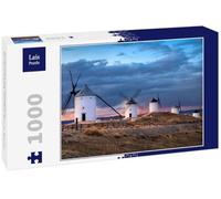 Lais Puzzle Molinos de Viento de Consuegra al Atardecer, Castilla-La Mancha, España 1000 Piezas