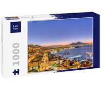 Lais Puzzle Nápoles en Italia con el Monte Vesubio Antes del Amanecer 1000 Piezas
