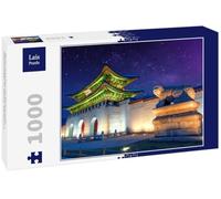 Lais Puzzle Palacio Gyeongbokgung y Vía Láctea en Seúl, Corea del Sur 1000 Piezas