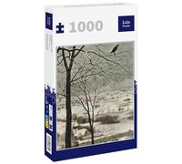 Lais Puzzle Pieter Bruegel el Viejo - Ciclo de los Cuadros Mensuales, Escena: Regreso de los Cazadores (Mes de Enero), Detalle 1000 Piezas