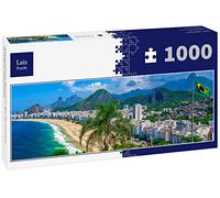 Lais Puzzle Playa de Copacabana en Rio de Janeiro, Brasil, Panorama 1000 Piezas