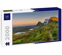 Lais Puzzle Puesta de Sol en Las montañas de Quiraing en la Isla de Skye, Escocia 2000 Piezas