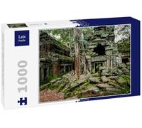 Lais Puzzle Templo de Angkor Wat, Donde la Selva ha Cubierto parcialmente Las ruinas Cerca de la Ciudad de Siem Reap en Camboya 1000 Piezas