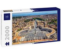 Lais Puzzle Vista de la Plaza de San Pedro Desde la Basílica de San Pedro, Vaticano, Roma, Italia 2000 Piezas