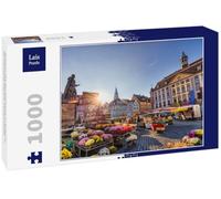 Lais Puzzle Vista de la Plaza del Mercado en Coburg, Estado Federal de Baviera, Alemania 1000 Piezas