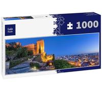 Lais Puzzle Vista panoramica de la Ciudad de Almeria y Las murallas de la Alcazaba en Almeria, Andalucia, España 1000 Piezas Panorama