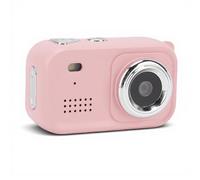 LAISANIM Cámara de cuerpo pequeño de 1080P para mujer, cámara de acción portátil, tamaño de pulgar, graba libremente las manos y lleva el cuerpo, soporta hasta 128 G (rosa)