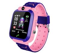 LAISANIM Reloj inteligente para niños, LBS Posicionamiento SOS Call Watch con cámara de control remoto y chat de voz, para seguimiento de seguridad de niños (-2)