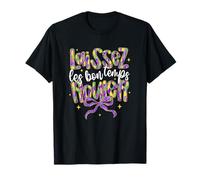 Laissez Les Bon Temps Carnaval de Rouler Mardi Gras Masquerade Camiseta