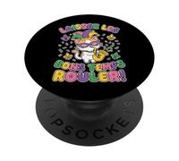 Laissez Les Bons Temps Rouler Cat Sax Mardi Gras Desfile PopSockets PopGrip Adhesivo