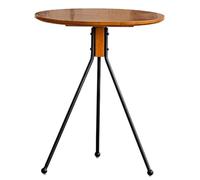 LAITEGOG Mesa Alta de Bar,Mesa Redonda de Cóctel,25,6" Alto Estructura de Acero,Pub,Bistro,Cocina,Salón