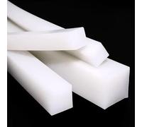 LAITEGOG Tira de Sellado Cuadrada de Silicona de 10 metros/33 pies, Resistente a Altas temperaturas, de Caucho de Silicona sólida, burlete.(4 * 4mm)