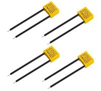 Laitejituan 4 Piezas Condensador Polipropileno 0,22µF 275V X2 Condensadores de Seguridad Condensador LED Antiinterferente para Intermitentes y Parpadeo de Los LED