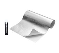 Laitejituan Placa de Aluminio de Protección 60 x 300 cm Protector Térmico Aluminizado con Adhesivo Barrera Termica Lámina de Fibra de Vidrio Aluminizada Reflectante de Aislamiento