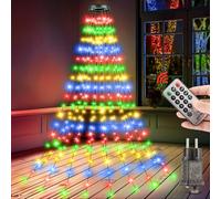 LaiTeny Luces Arbol Navidad Exterior Interior - 3.0M 480LED 16 Cadena de Luz para Árbol de Navidad, Impermeable LED Luzes de Hadas con Mando 8 Modos Temporizador Arboles Navidad Decoración Colores