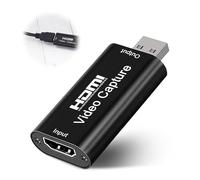 LAIVIYA Capturadora Video, Adaptador HDMI a USB, Capturadora HDMI, Entrada 4k, Salida 1080p, Portátil Plug and Play, Ideal para Transmisión En Vivo, Videoconferencias Y Grabación in Situ