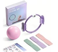 LAIVIYA Juego de anillos para pilates, 14''/35 cm, Magic Circle con asas dobles