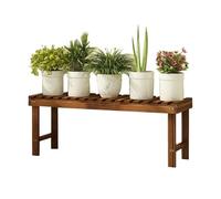 LAIYUTING Soportes De Madera para Plantas Estantería para Macetas De Madera Escalera para Flores Exterior Interior Decoración Jardín Balcón (Color : Brown, Size : 78x25x30cm)