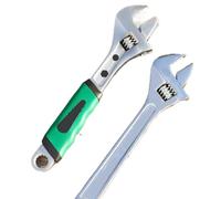 LAJHDCG hardware tools Llave ajustable de doble propósito de 8/10/12 pulgadas Construction workers and mechanics all like it ver(Type B 8inch)