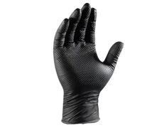 LAJHDCG Latex Free Safety Guantes industriales de nitrilo negros de alta resistencia Available for wholesale(Black 10PCS,S)