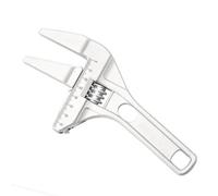 LAJHDCG Llave ajustable de aleación de aluminio, mandíbula ancha, llave Universal de 6-68mm, herramienta de reparación for tornillo de tubería de agua y baño(Oblique mouth Sliver)